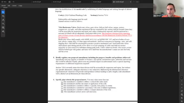 TAG weighs guidance for refrigerant-based hot water systems; members urge clear limits and cross-code references