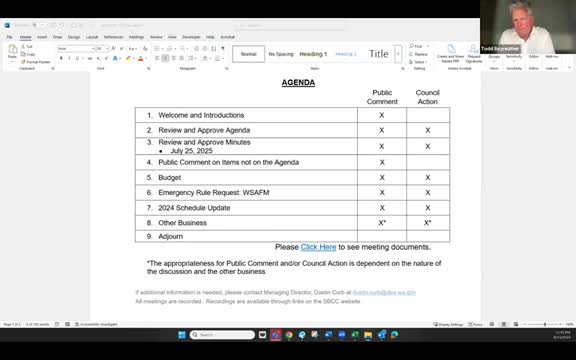 SBCC sets Oct. 1 filing target, aims for Dec. 1 adoption of 2024 code suite; members warn of heavy workload