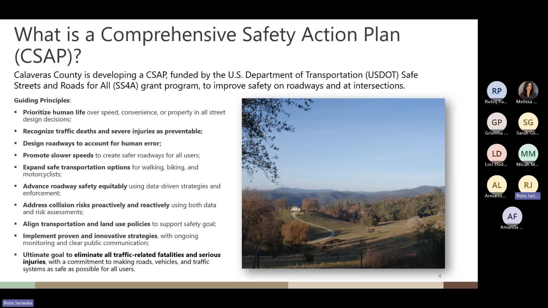 Calaveras County presents District 4 collision analysis, names top corridors for safety work