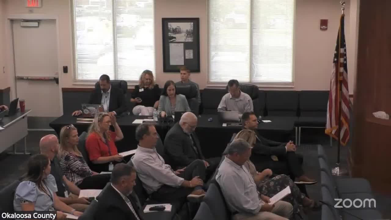 Okaloosa County adopts tentative FY26 budget, holds millage steady as public questions SS United remediation funding