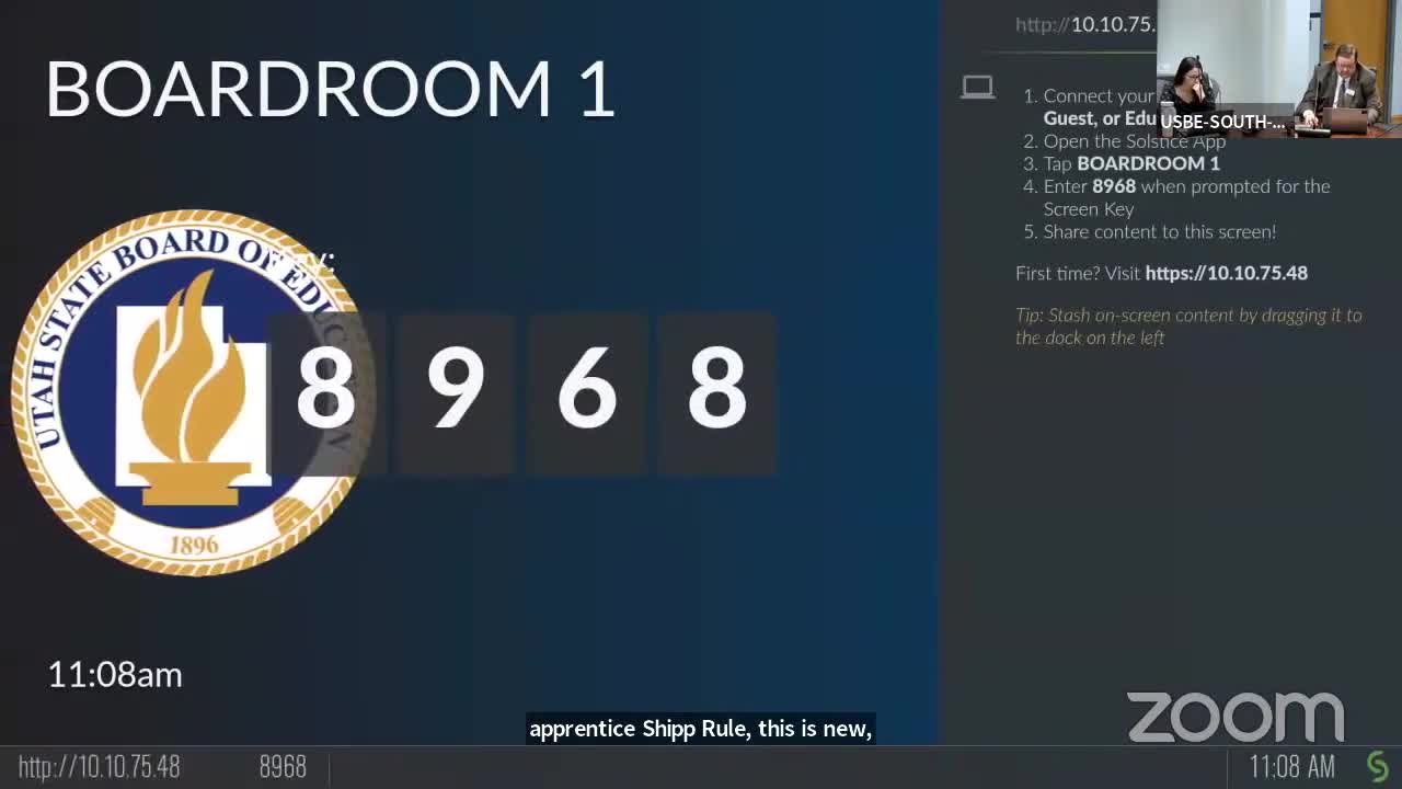 Committee approves apprenticeship pathway rule to expand educator pipelines; grant funds to supplement mentor pay