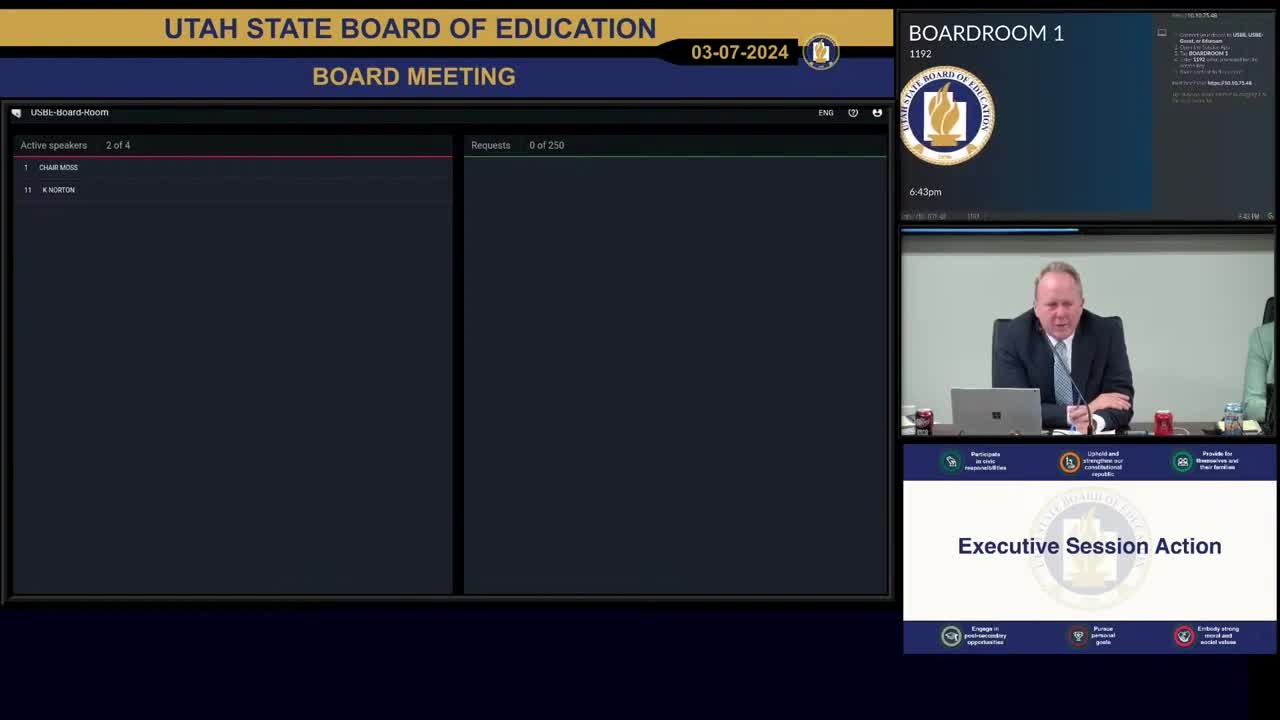 Utah State Board appoints Stacy Hutchings as charter‑school representative