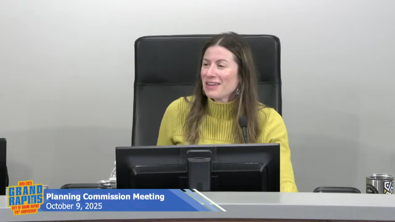 Commission tables request from Mary Free Bed to waive ground‑floor active use for Wealthy Street parking structure, seeks more design and neighborhood outreach