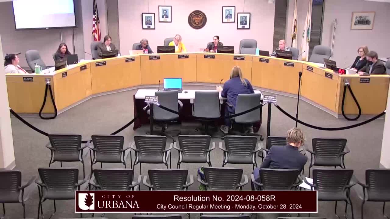 Urbana council approves standardized employment agreement templates; severance to apply from execution date