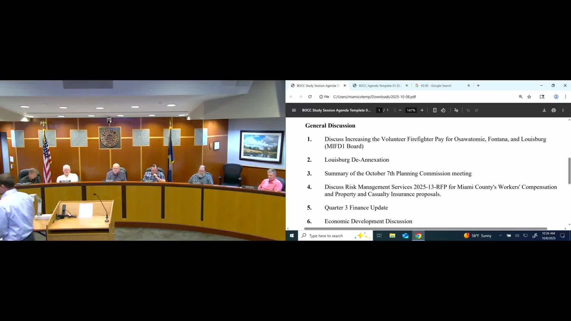 Miami County studies competing insurance proposals; commissioners ask staff for clarifications before choosing provider