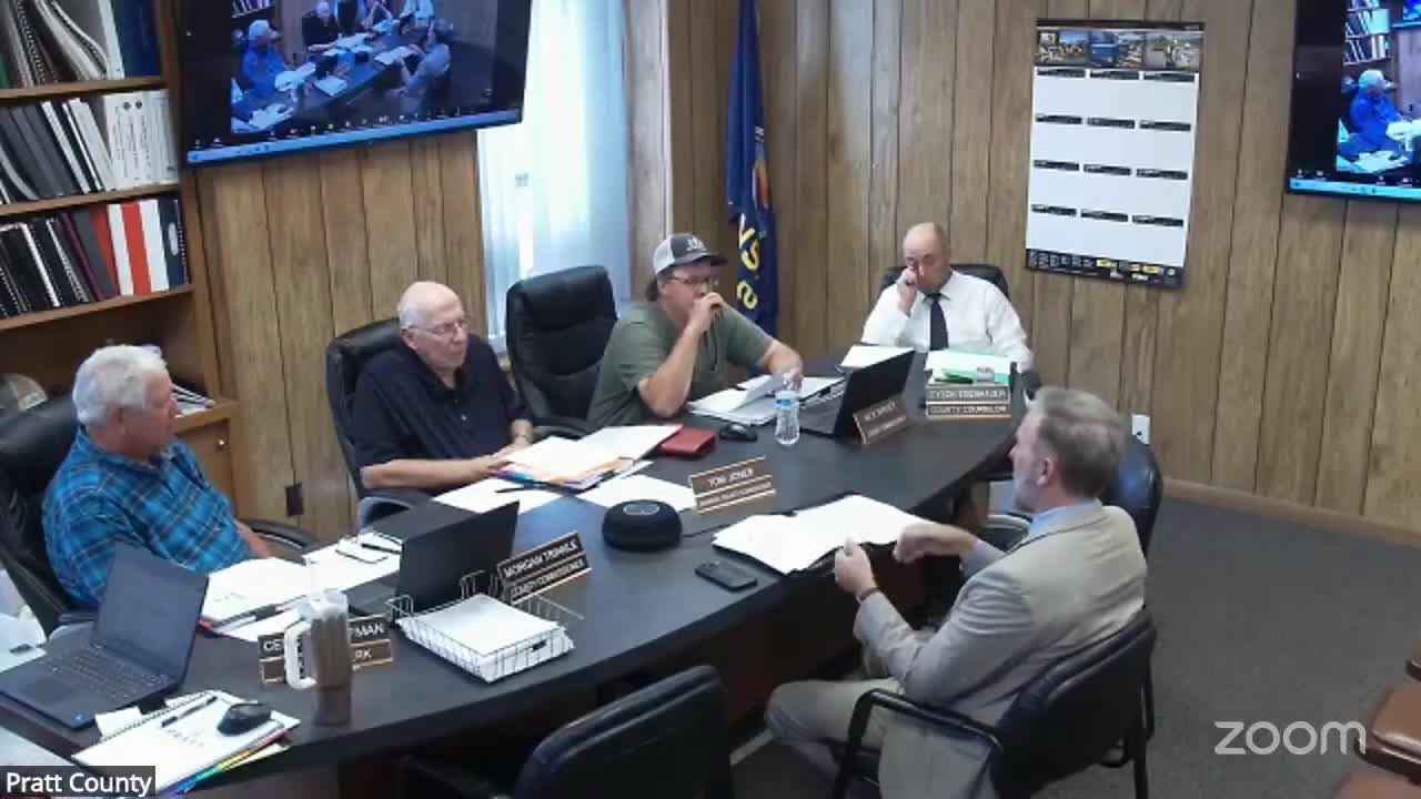 Pratt County hires two part‑time detention officers; motion passes 3–0