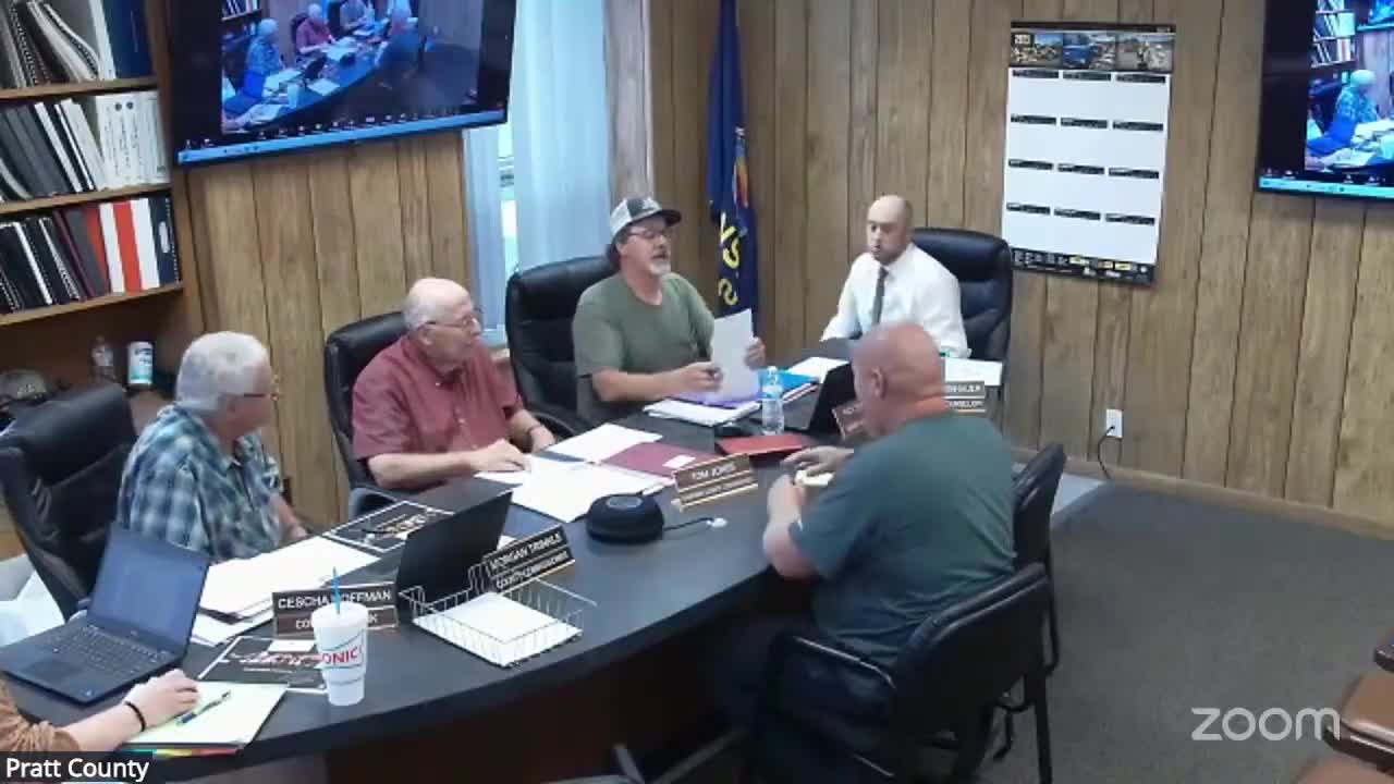 Pratt County approves state agreement for high‑risk rural road widening project