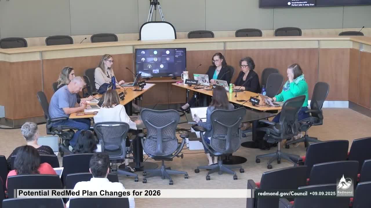 RedMed plan to add two opt-in support programs and align benefits with state laws; council to consider on consent