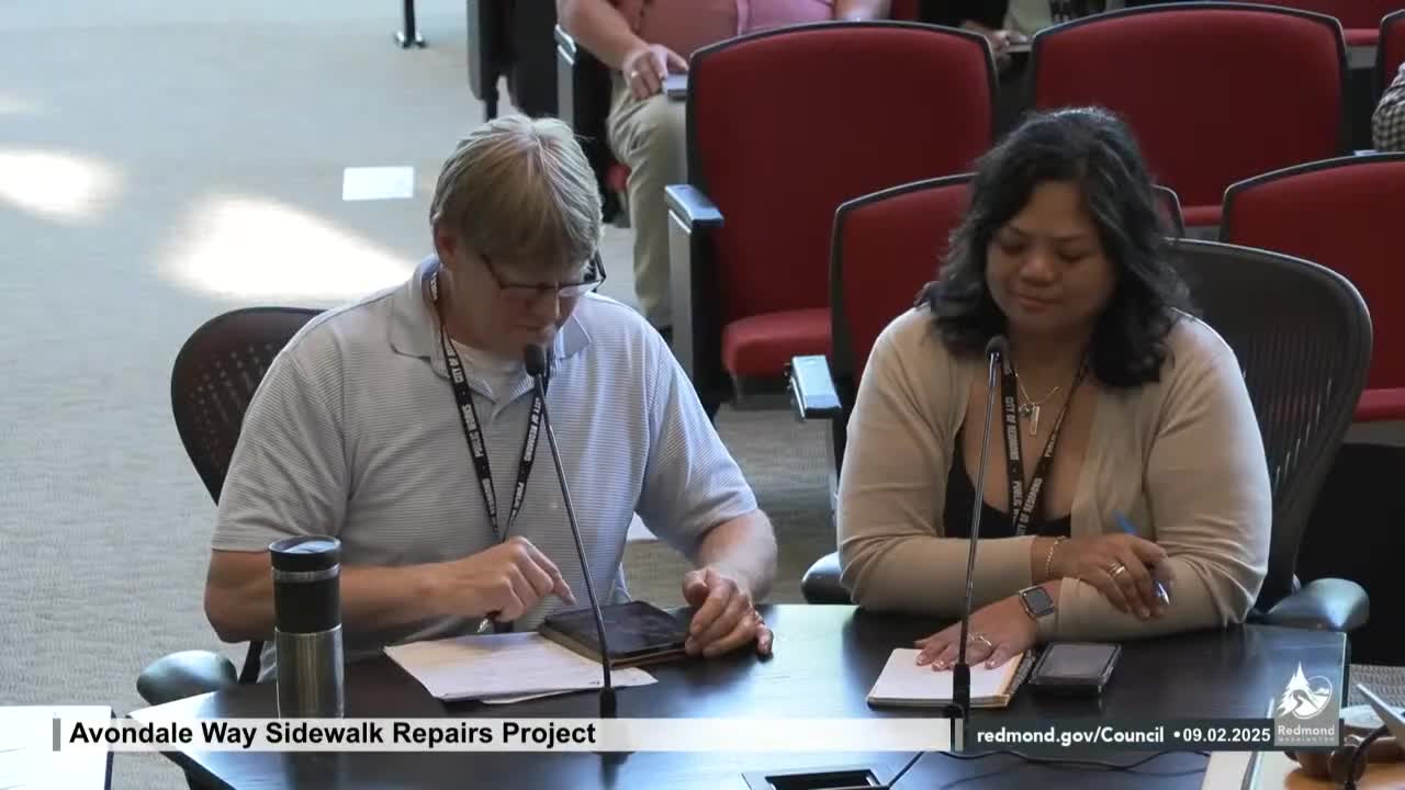Council committee to consider awarding Avondale Way sidewalk repairs contract after bid under estimate