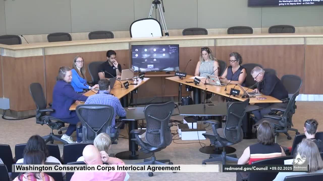 Redmond to continue Washington Conservation Corps crews for habitat restoration under $289,380 agreement