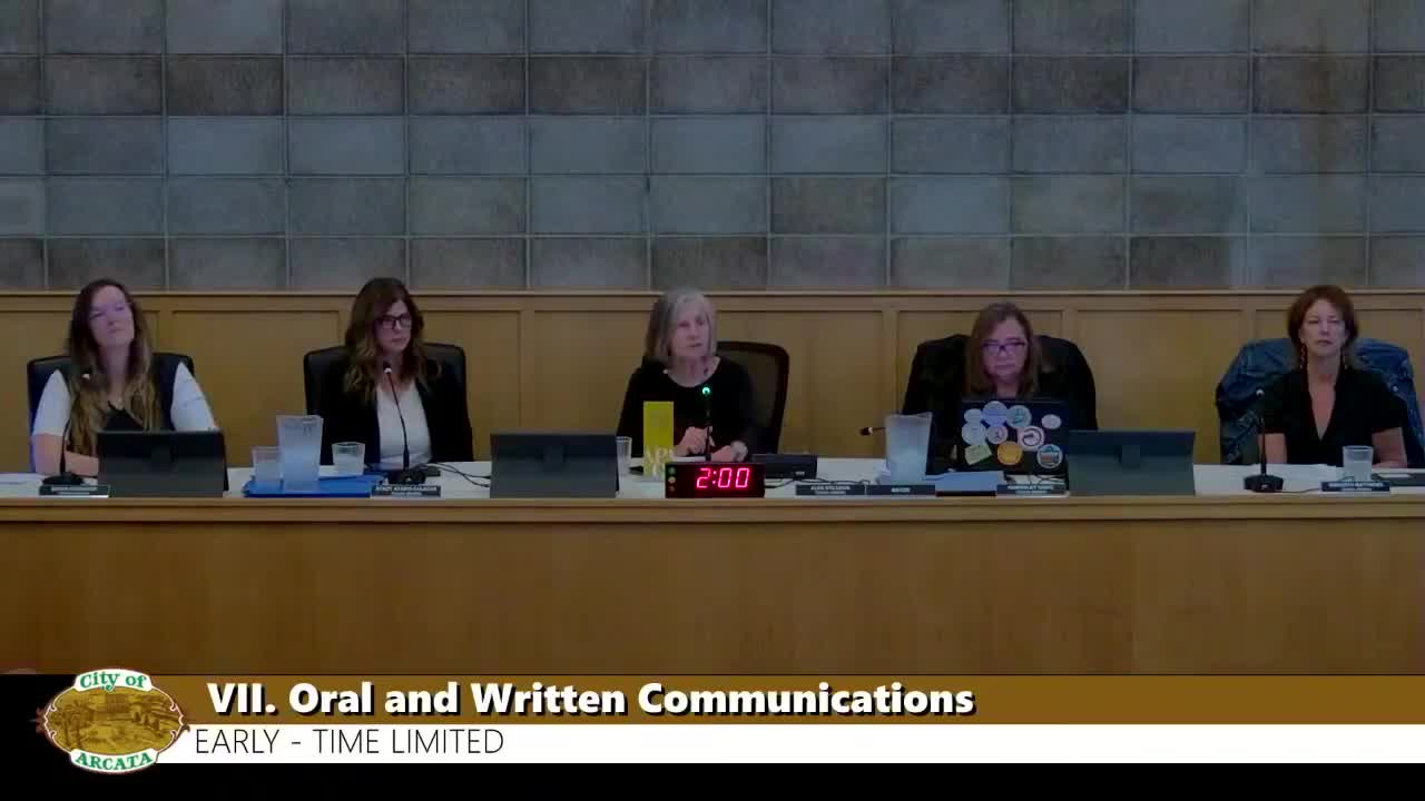 Residents urge Arcata to adopt Gaza sister-city ties; council asks staff to research a sister-city policy