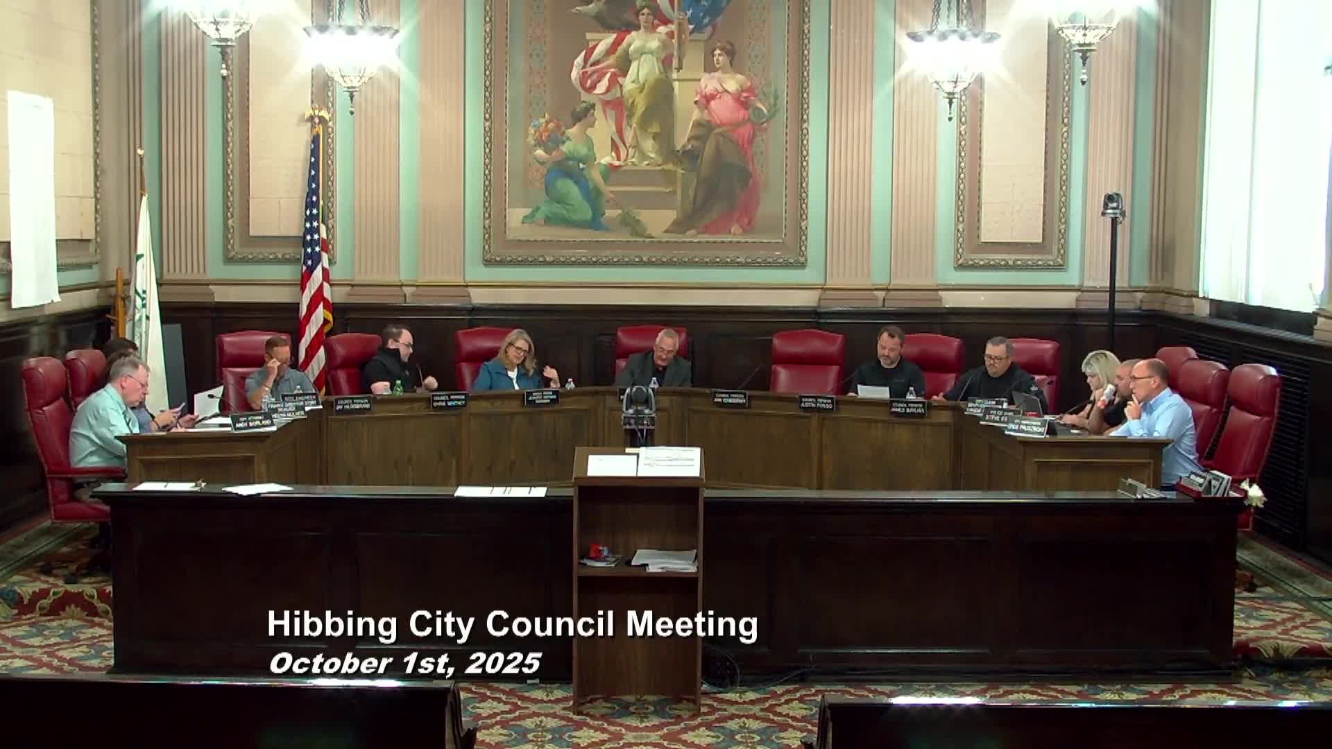 Hibbing City Council approves consent agenda, labor agreements and routine purchases