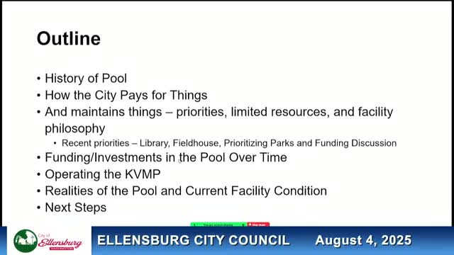 City staff outline Memorial Pool condition and costs; public urges keeping pool open
