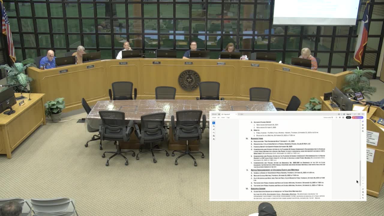 Clute proclaims October 2025 Fire Prevention Week, highlights lithium-ion battery risks