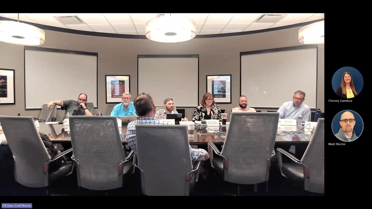 EDC authorized to develop documents for managing select CIP projects to speed delivery; board emphasizes transparency and performance conditions