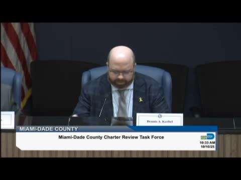 Miami‑Dade charter task force weighs raising commissioner pay, considering independent salary commission