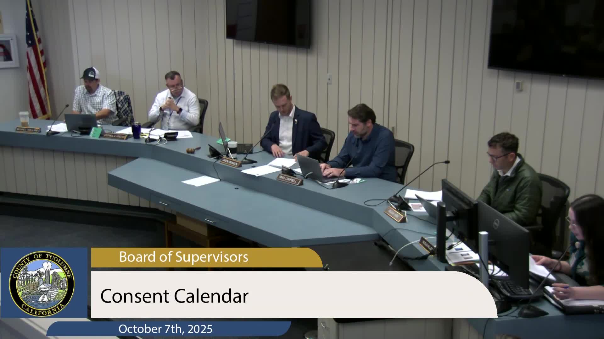 Tuolumne County supervisors approve consent calendar largely unamended; item on ballot measure pulled