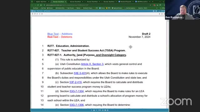 Committee approves clarifications to Teacher and Student Success Act rule, including explicit allowance for student devices