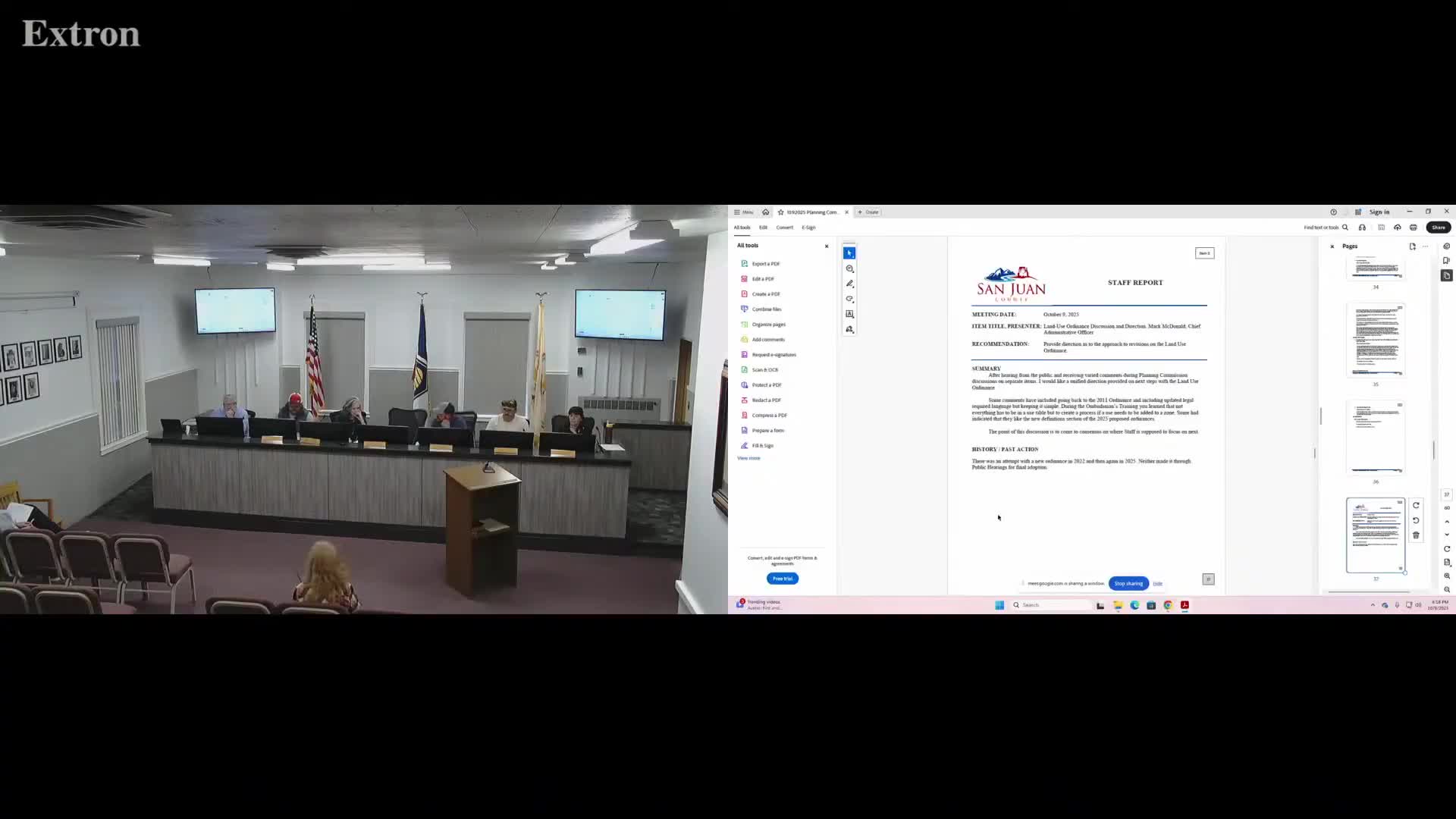Planning staff asks commission whether to rebuild land-use ordinance from 2011 or advance 2025 draft