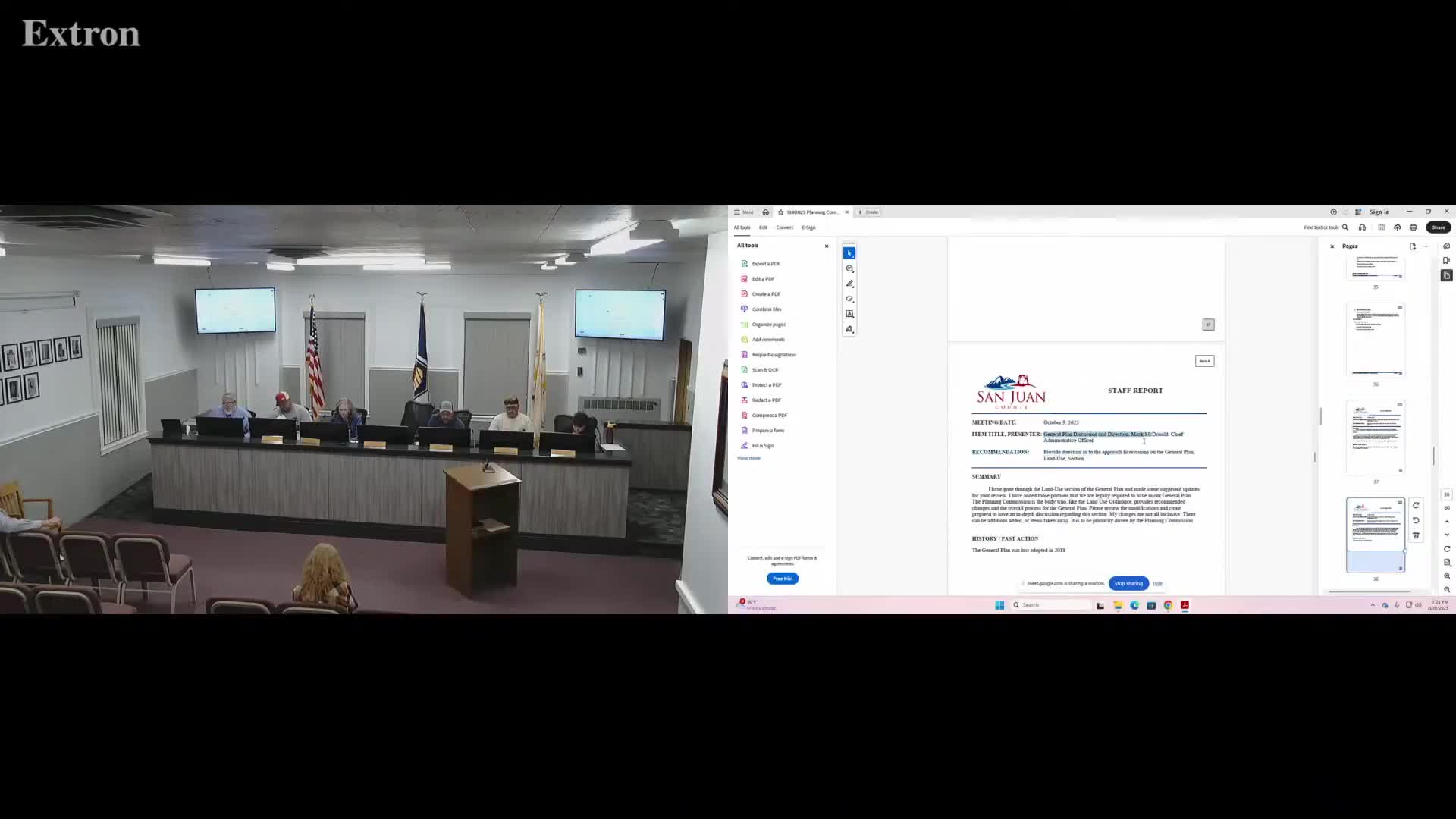 Staff outlines general-plan land-use update and state-required water integration