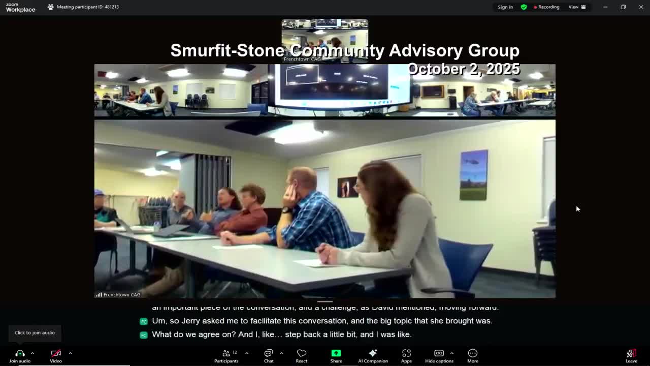 Smurfit advisory group focuses on what it agrees on: transparency, outreach and next steps as RI moves forward