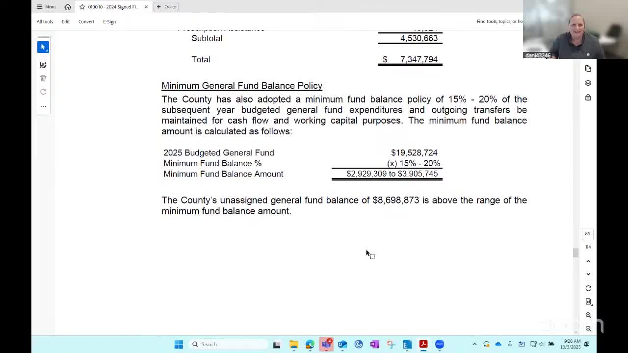 Adams County presents balanced 2026 budget with modest levy increase and lower mill rate