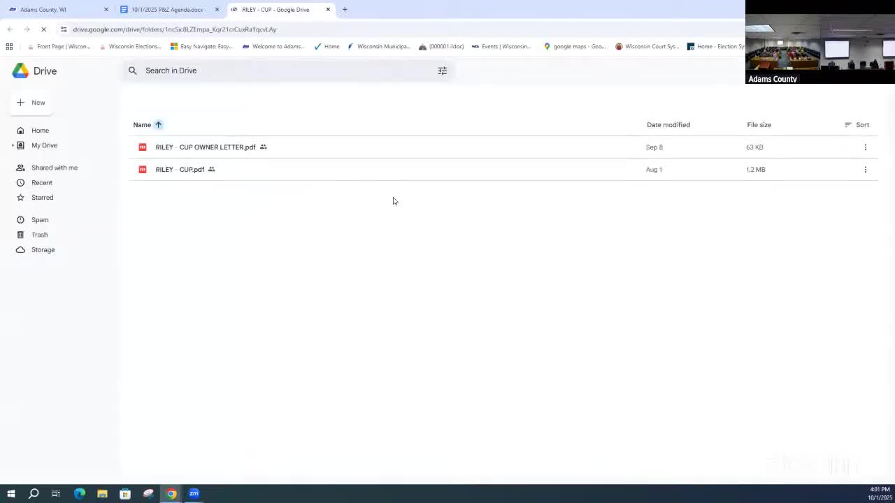 Planning committee approves expanded nonmetallic mining permit at Riley property with environmental and operational conditions