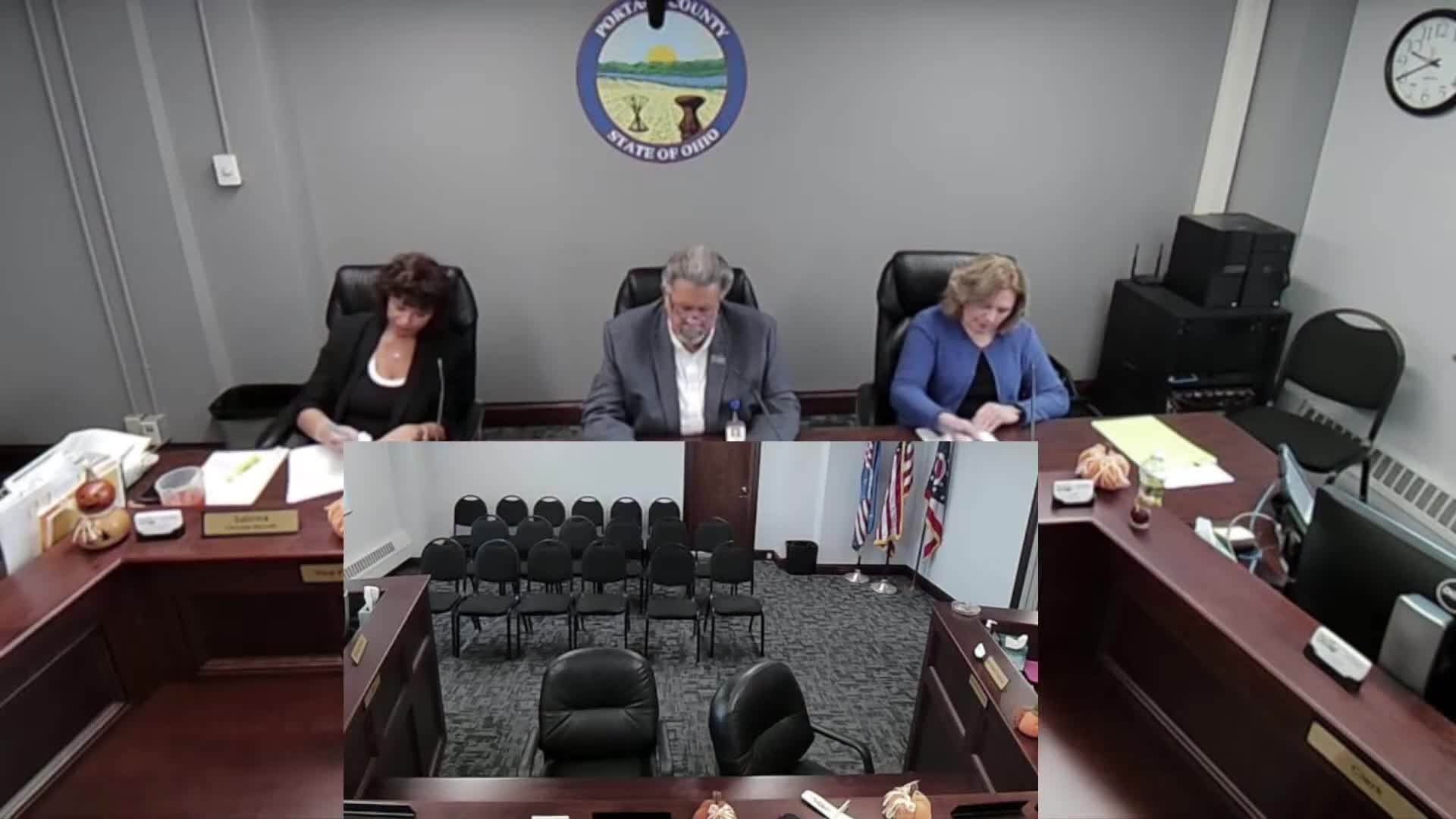 Commissioners approve routine transfers, equipment purchases and contract payments; declare roll-off truck necessity