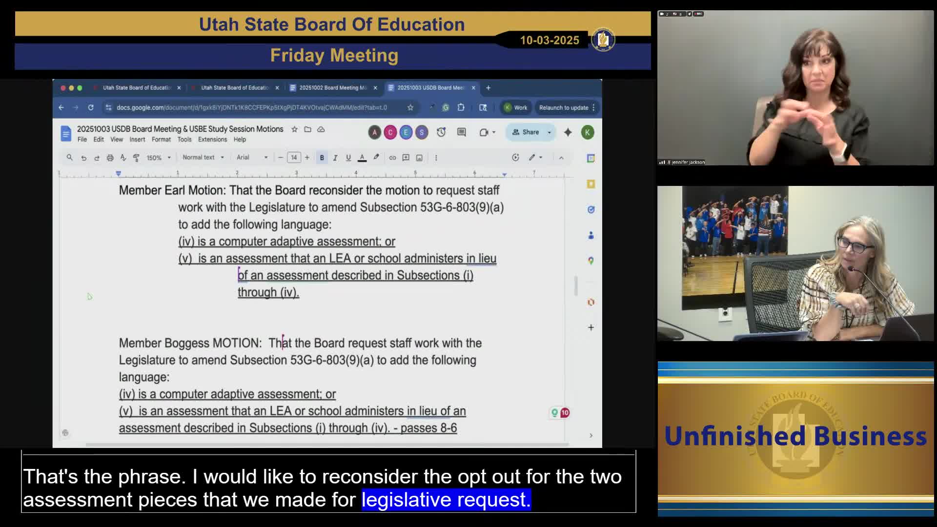 Board declines to advance legislative amendment broadening assessment opt‑out after heated debate