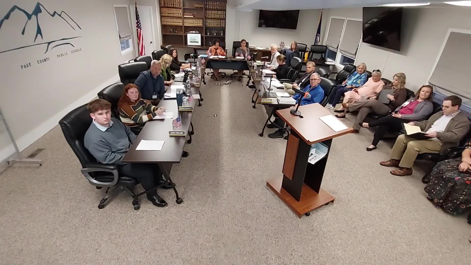 School board hears FY27 budget calendar, plans community survey and public hearings