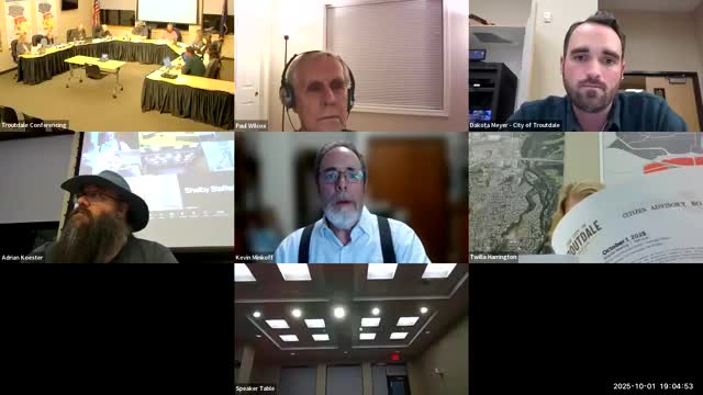 Votes at a glance: Oct. 1 Troutdale City Advisory Committee