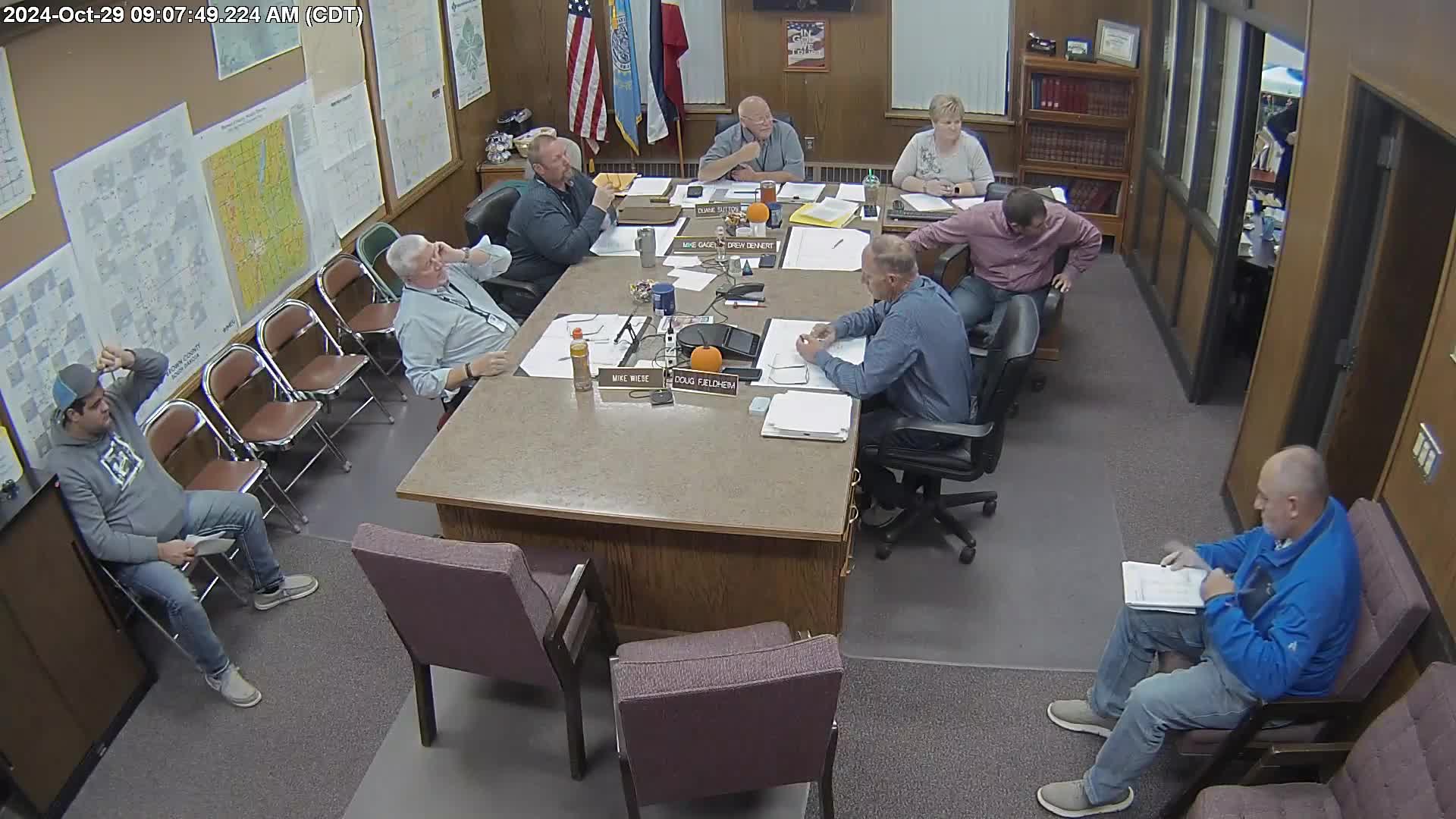 Commission approves Northwestern Energy right‑of‑way; highway superintendent outlines paving, culvert and crossing issues