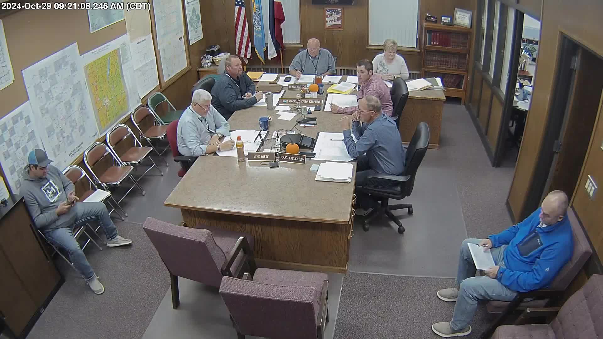 Brown County approves $48,291 net change order for building restoration; updated contract $852,008.05