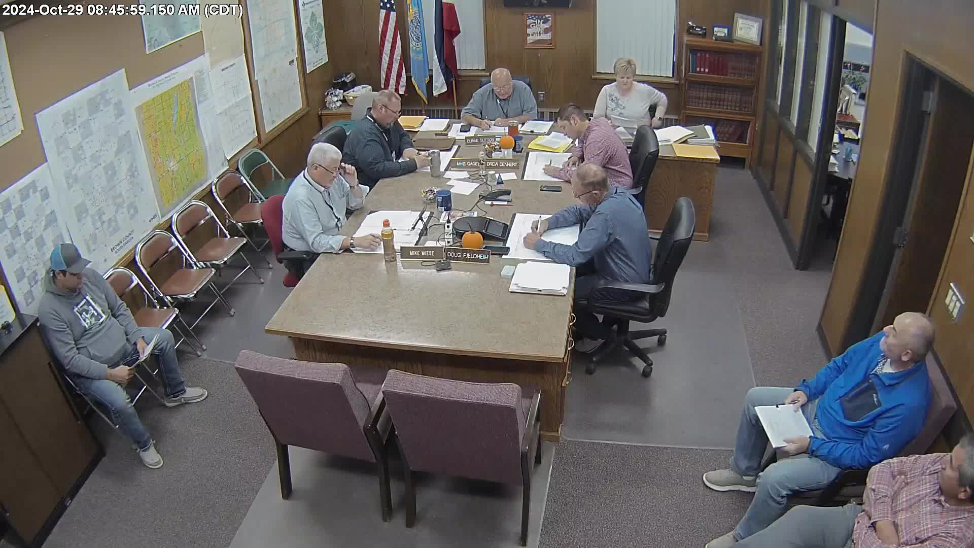 Brown County commission approves liquor‑license transfers and adopts four rezoning ordinances