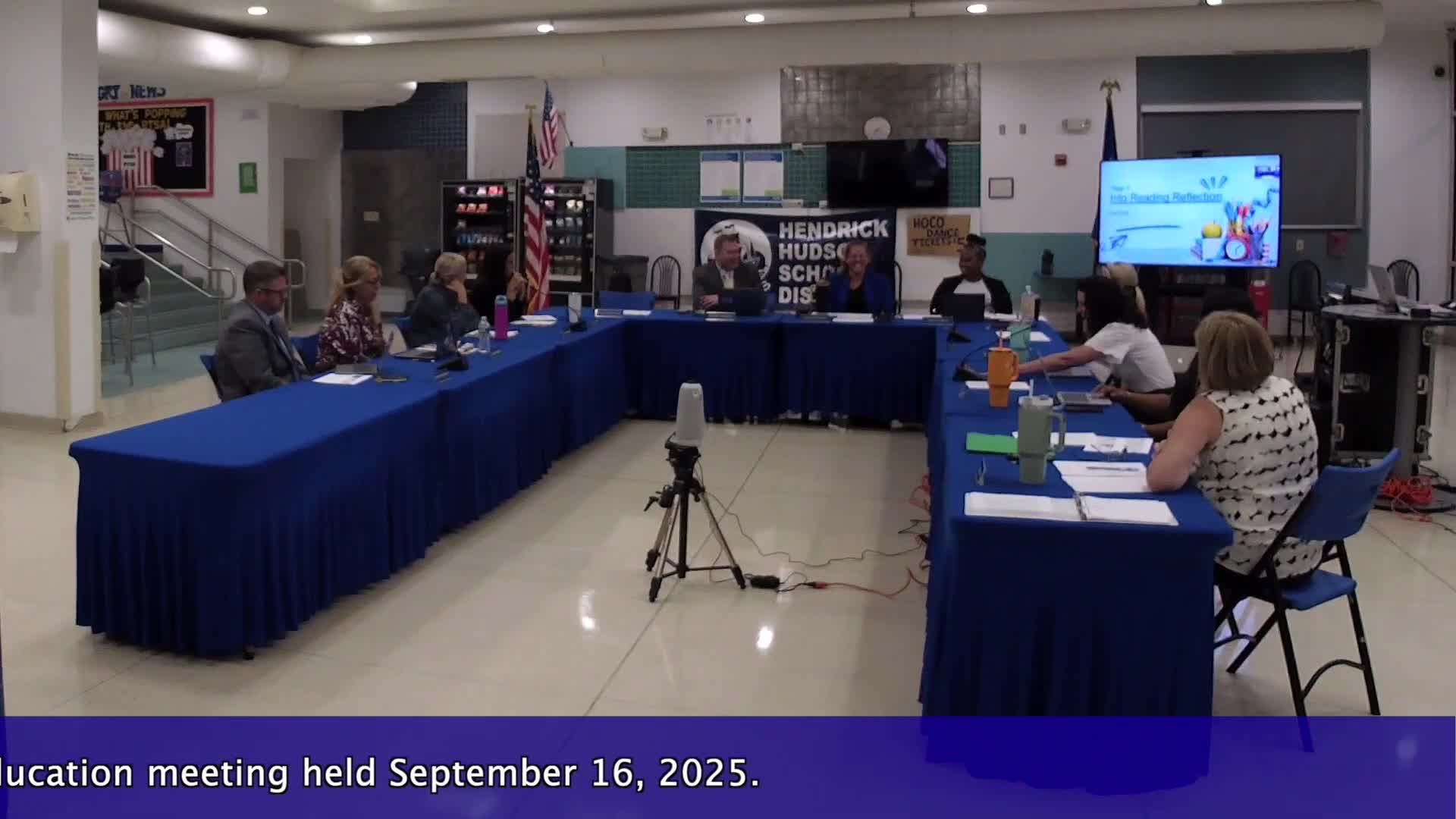 Hendrick Hudson presents year-one results from HMH InterReading, adopts MTSS policy