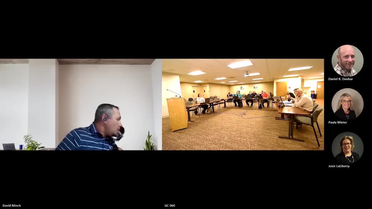 Votes at a glance — Dunn County Committee on Administration, Aug. 14, 2025