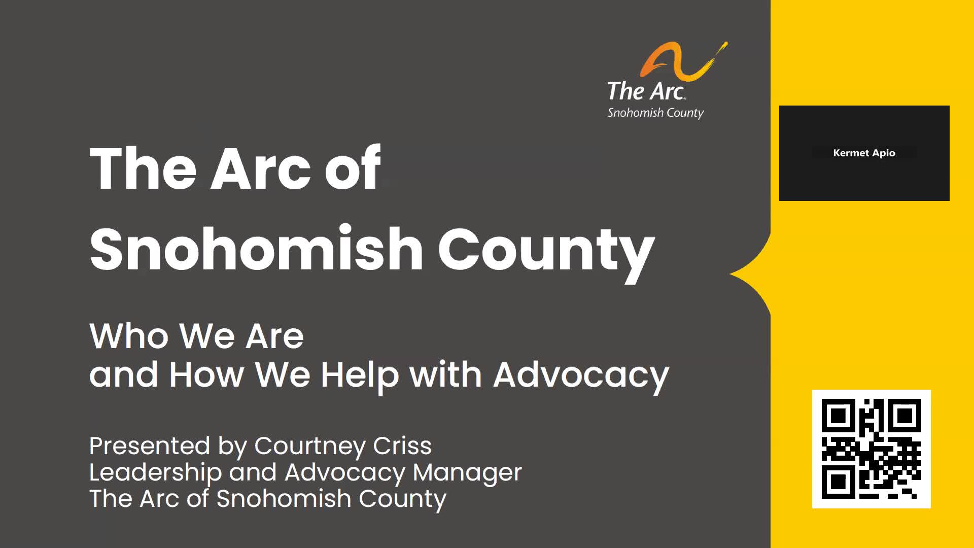 The Arc of Snohomish County outlines services for people with intellectual and developmental disabilities