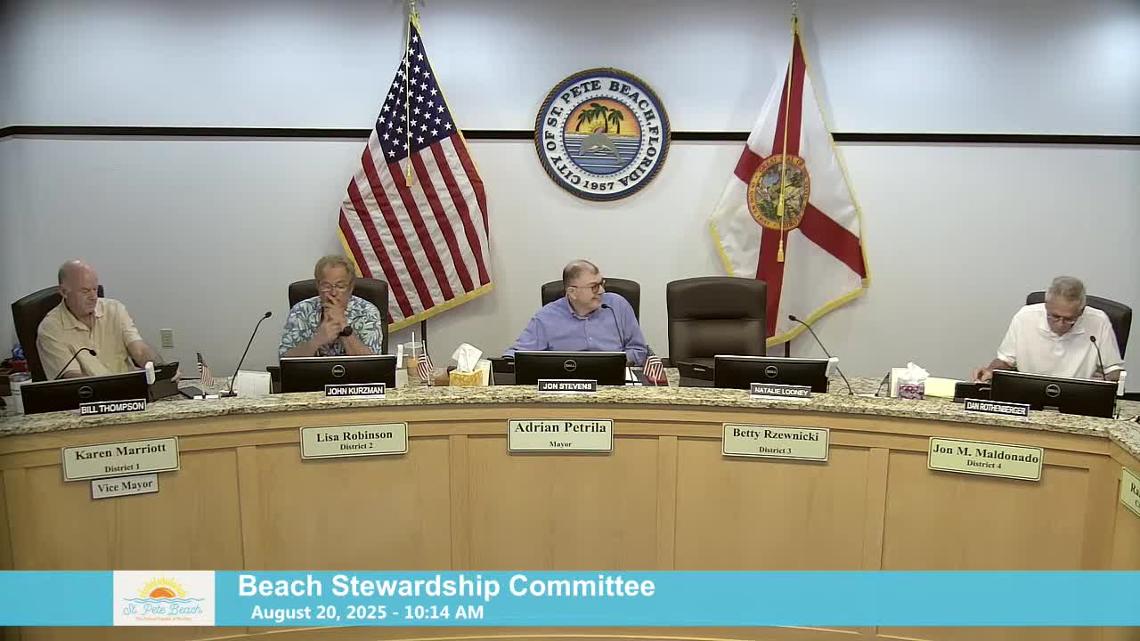 Staff proposes technical updates to sea‑turtle lighting rules; committee to workshop specifics