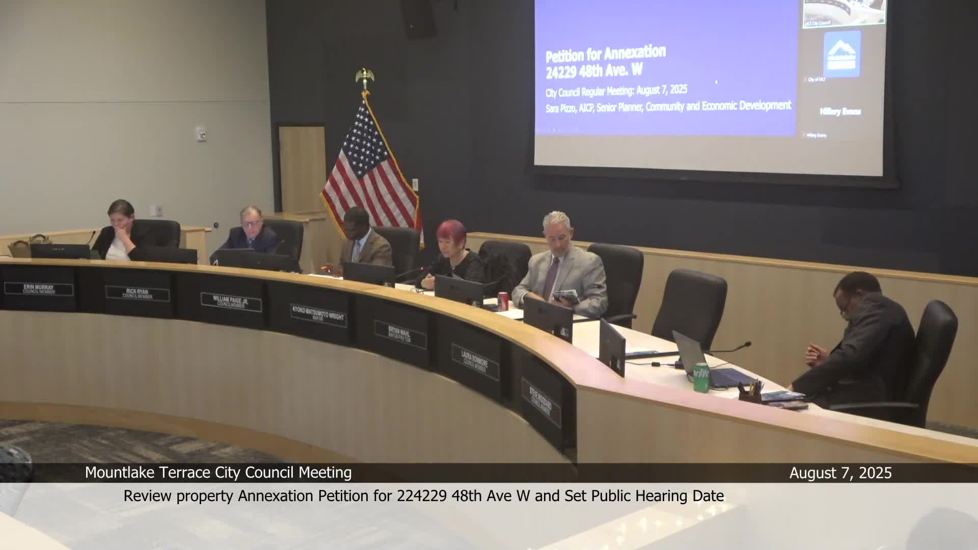 Mountlake Terrace council sets Aug. 21 public hearing on 0.4-acre annexation petition