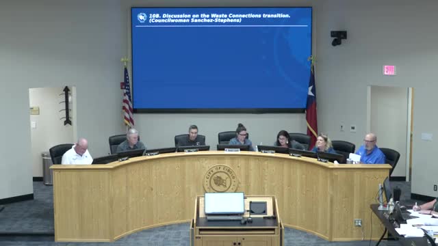Council hears complaints about waste contract rollout; amends franchise to add commercial recycling options and free 4-yard container for fire stations