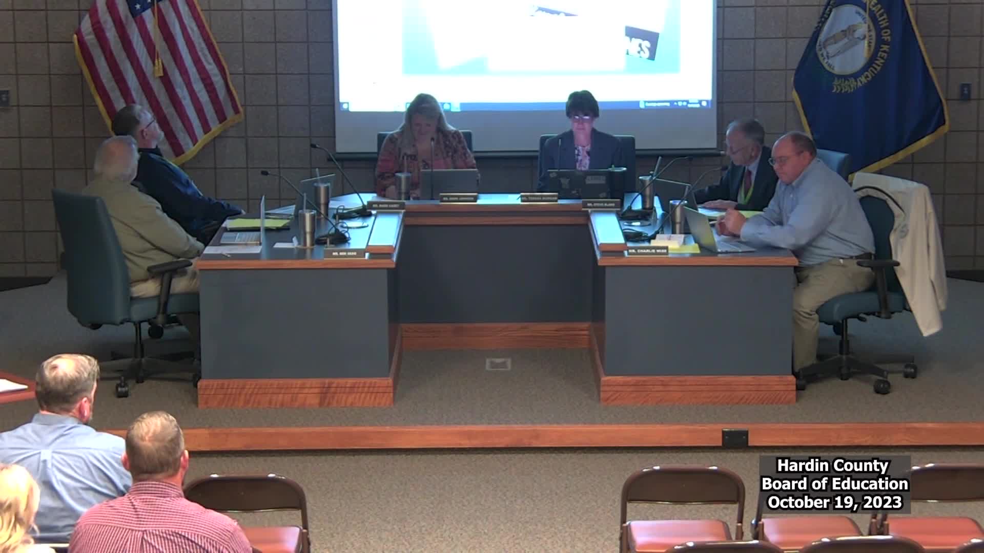 Buildings and Grounds outlines work‑order progress, staff roles and facility projects