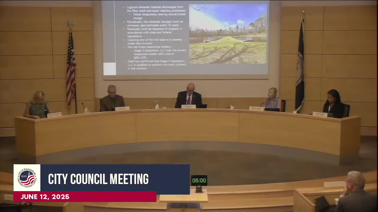 Williamsburg council approves zoning change, water and service contracts and a series of housekeeping resolutions