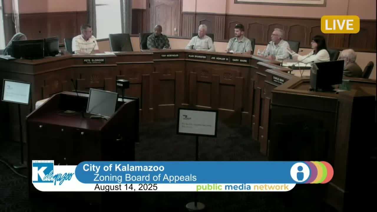 Kalamazoo Zoning Board of Appeals adopts new bylaws, removes rehearing and reconsideration provisions