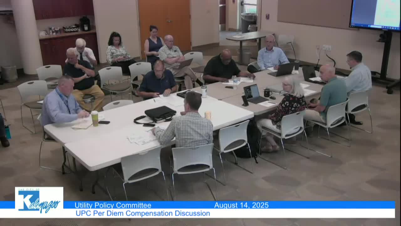 UPC hears update on Galesburg franchise and committee compensation; legal review requested