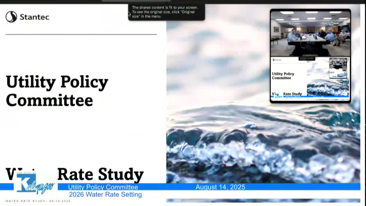 Kalamazoo utility advisers endorse 5% systemwide revenue increase; staff favors gradual shift by customer class