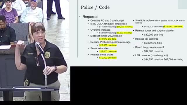 Police chief urges pay and hiring incentives after staffing shortfalls; officers press council for competitive pay