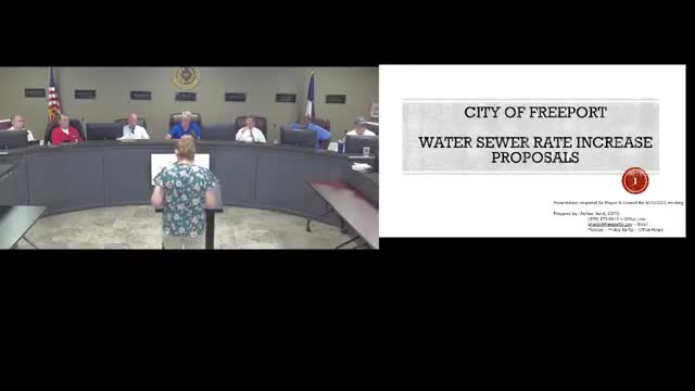 Freeport council approves water, sewer rate package after split debate