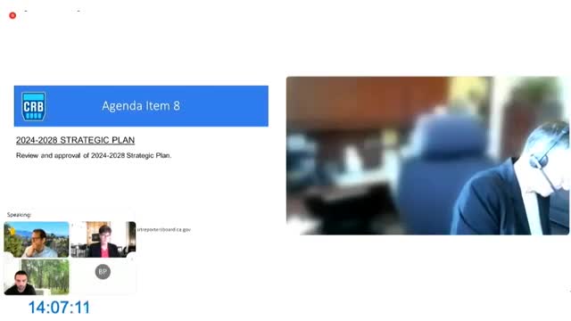 Court Reporters Board adopts 2024–2028 strategic plan with minor edits