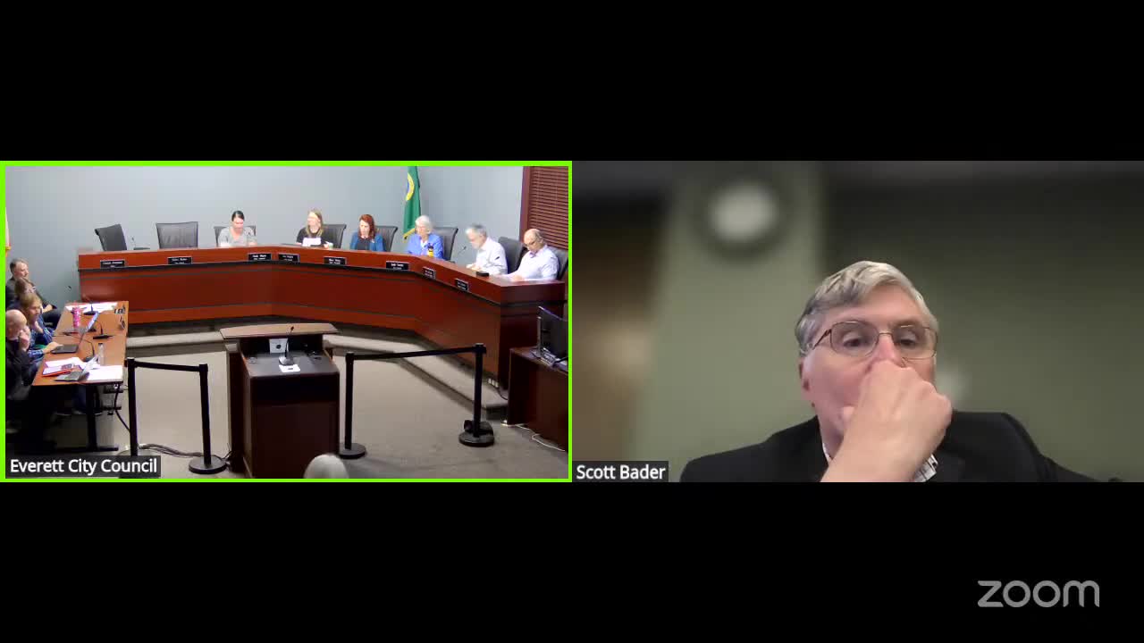 Council holds public hearing on Everett Transit Development Plan; no council action required