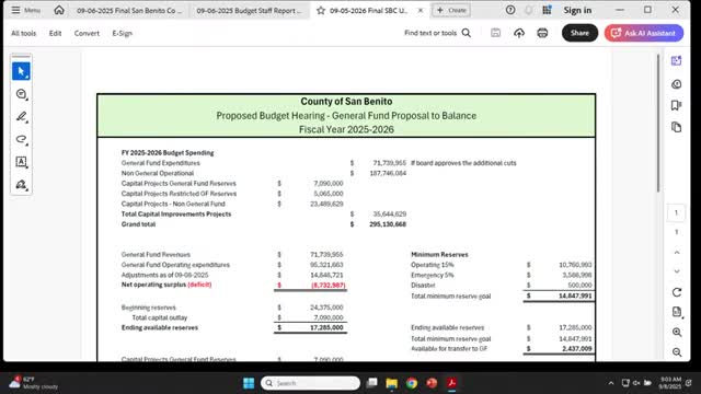 San Benito County leaders weigh $8 million-plus in cuts as CAO seeks authority to bargain with unions
